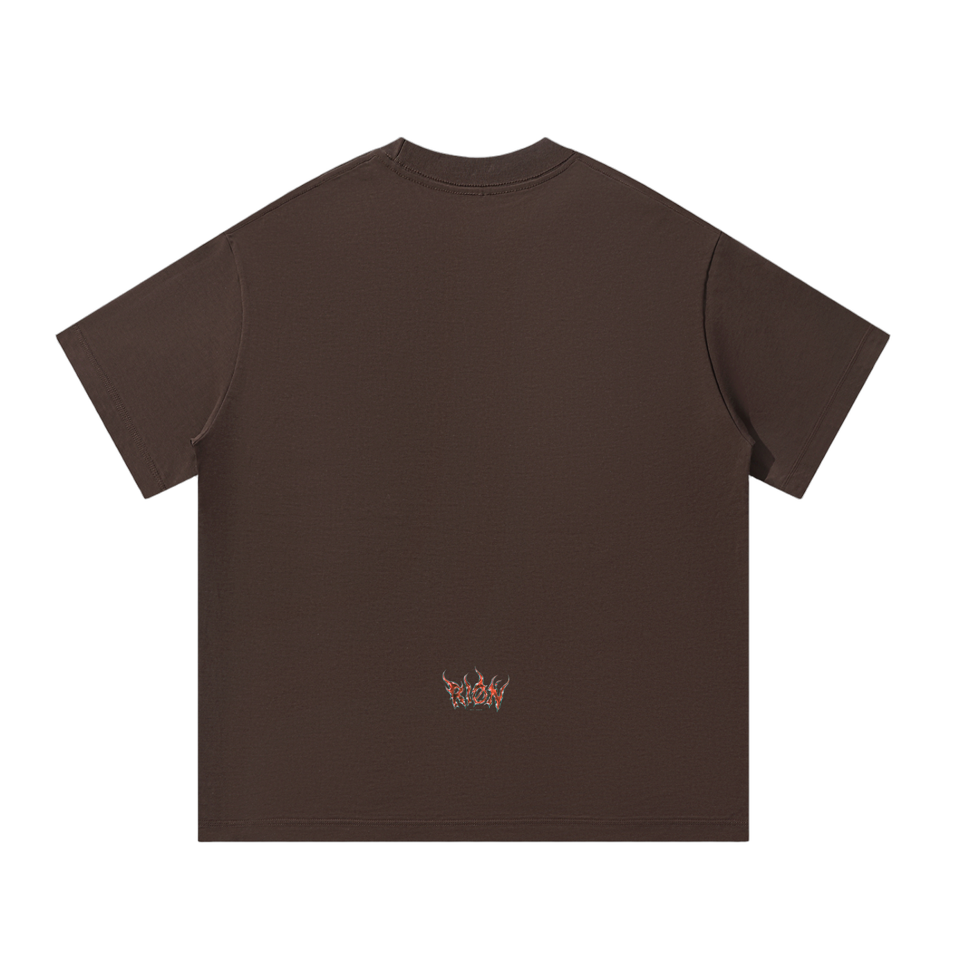 RIØN Oversized Core — Unisex Oversized T-Shirt — immagine prodotto su sfondo trasparente
