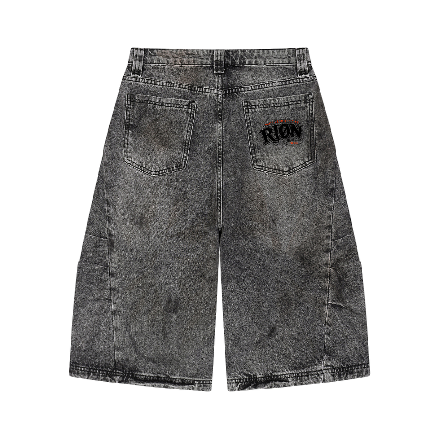 RIØN Faded Denim 02 — Men’s Vintage Wash Demin Jeans — immagine prodotto su sfondo trasparente