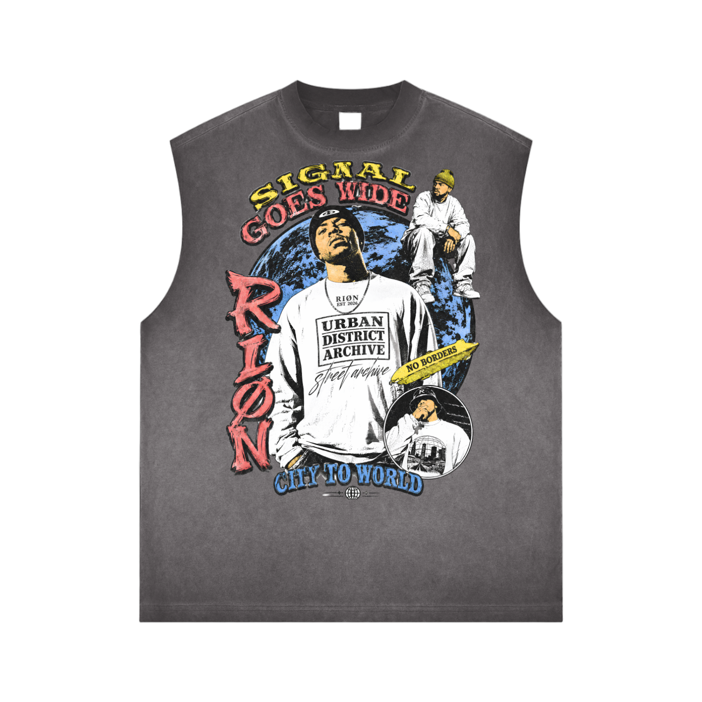 RIØN Reverse Wash — Tank Top — immagine prodotto su sfondo trasparente