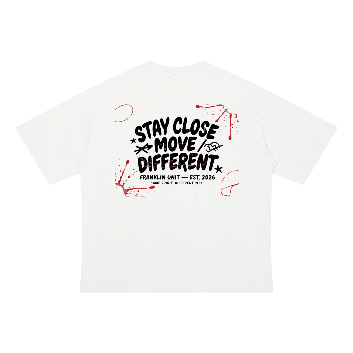 MOVE DIFFERENT SPLATTER TEE