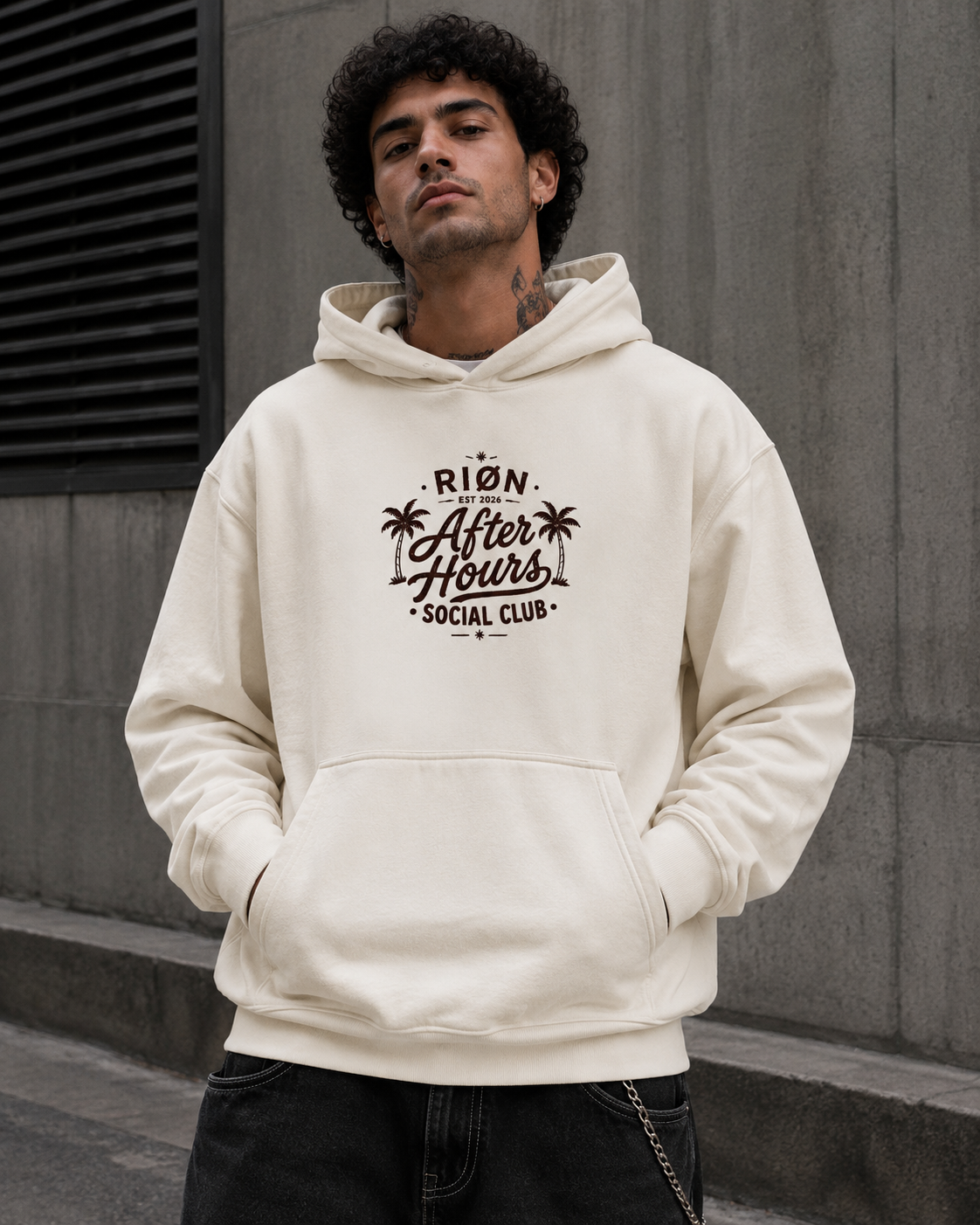 RIØN After Hours — Essential Heavyweight Cotton Hoodie