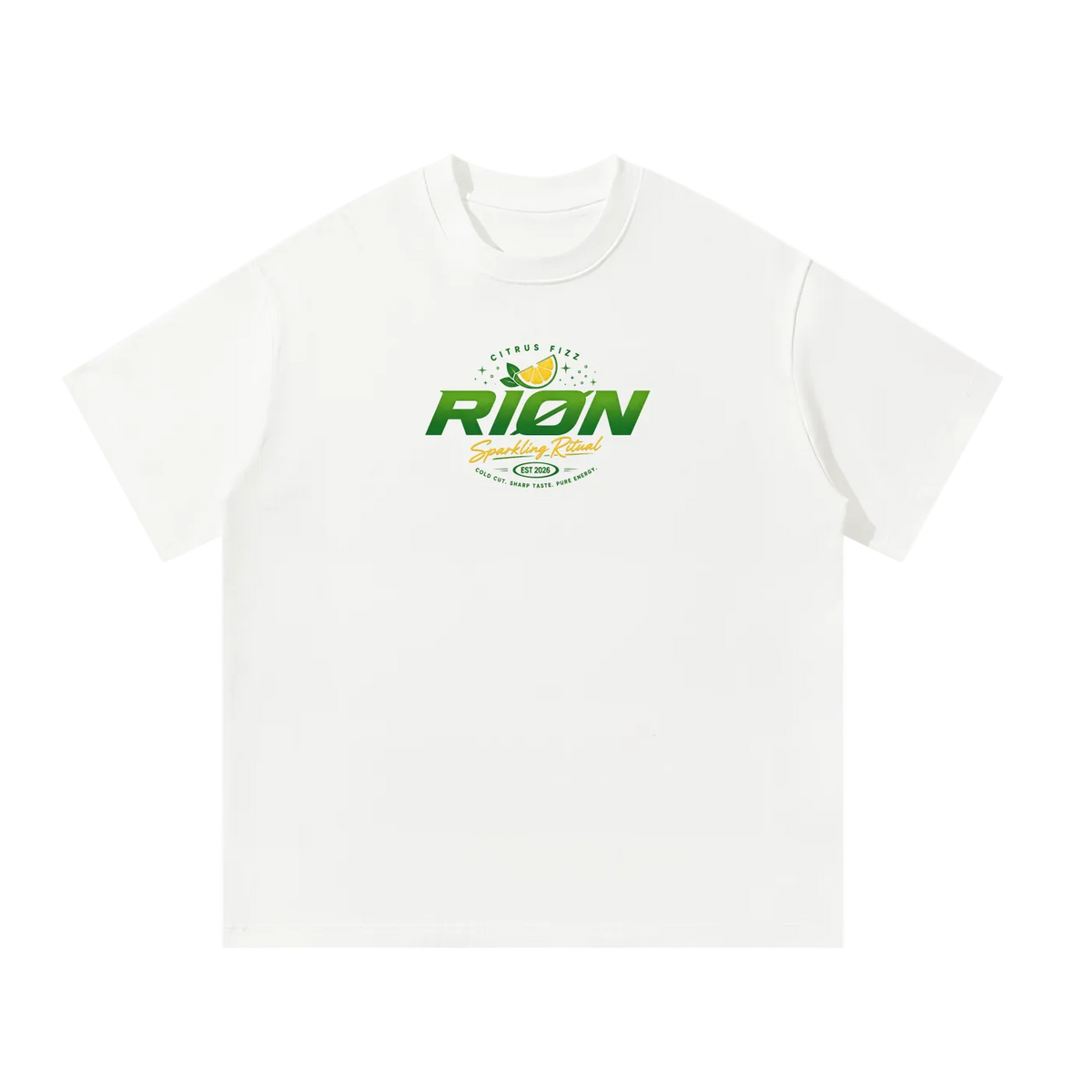 RIØN Citrus Ritual — Oversized Cotton T-Shirt