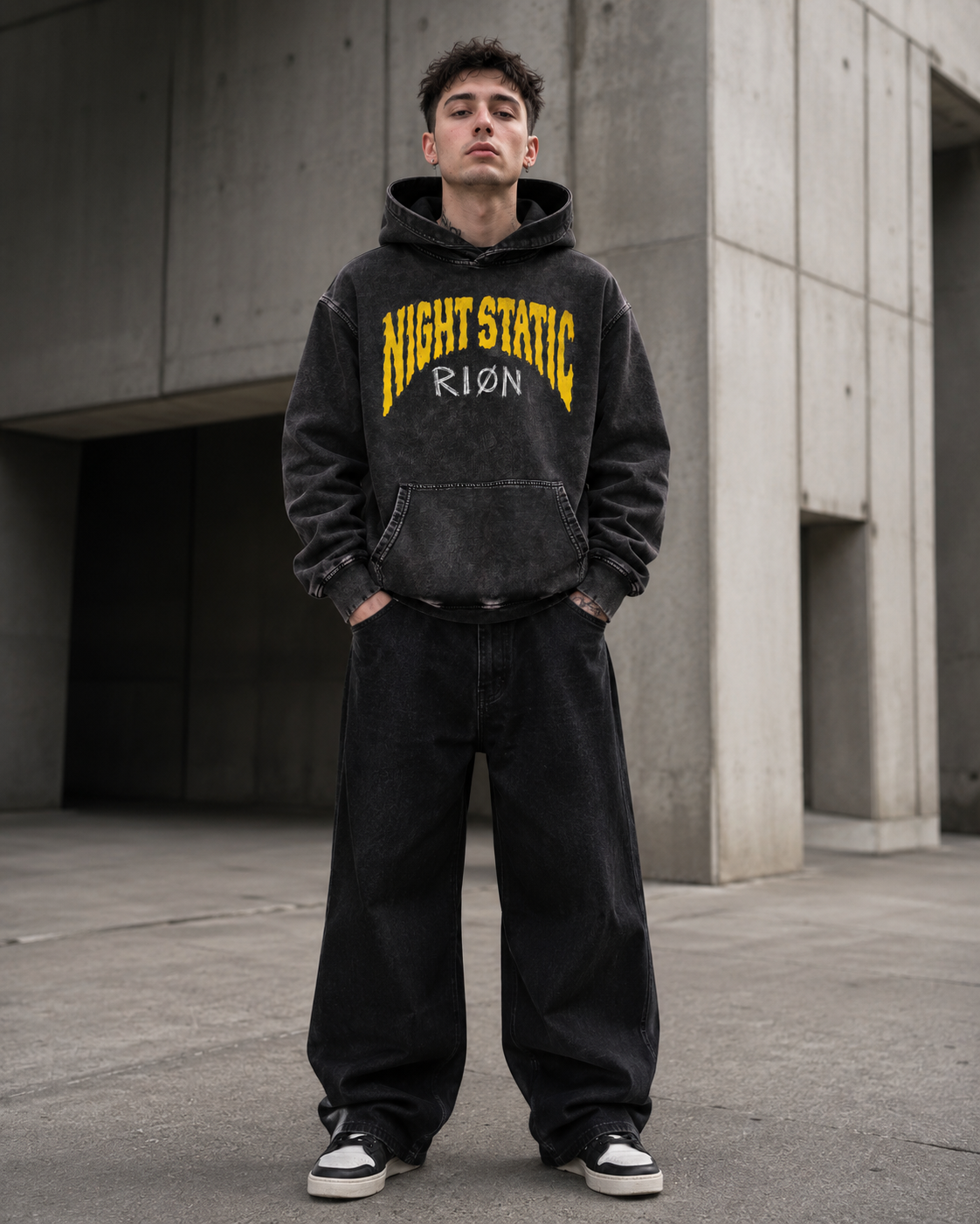 RIØN Snow Frayed — Hoodie
