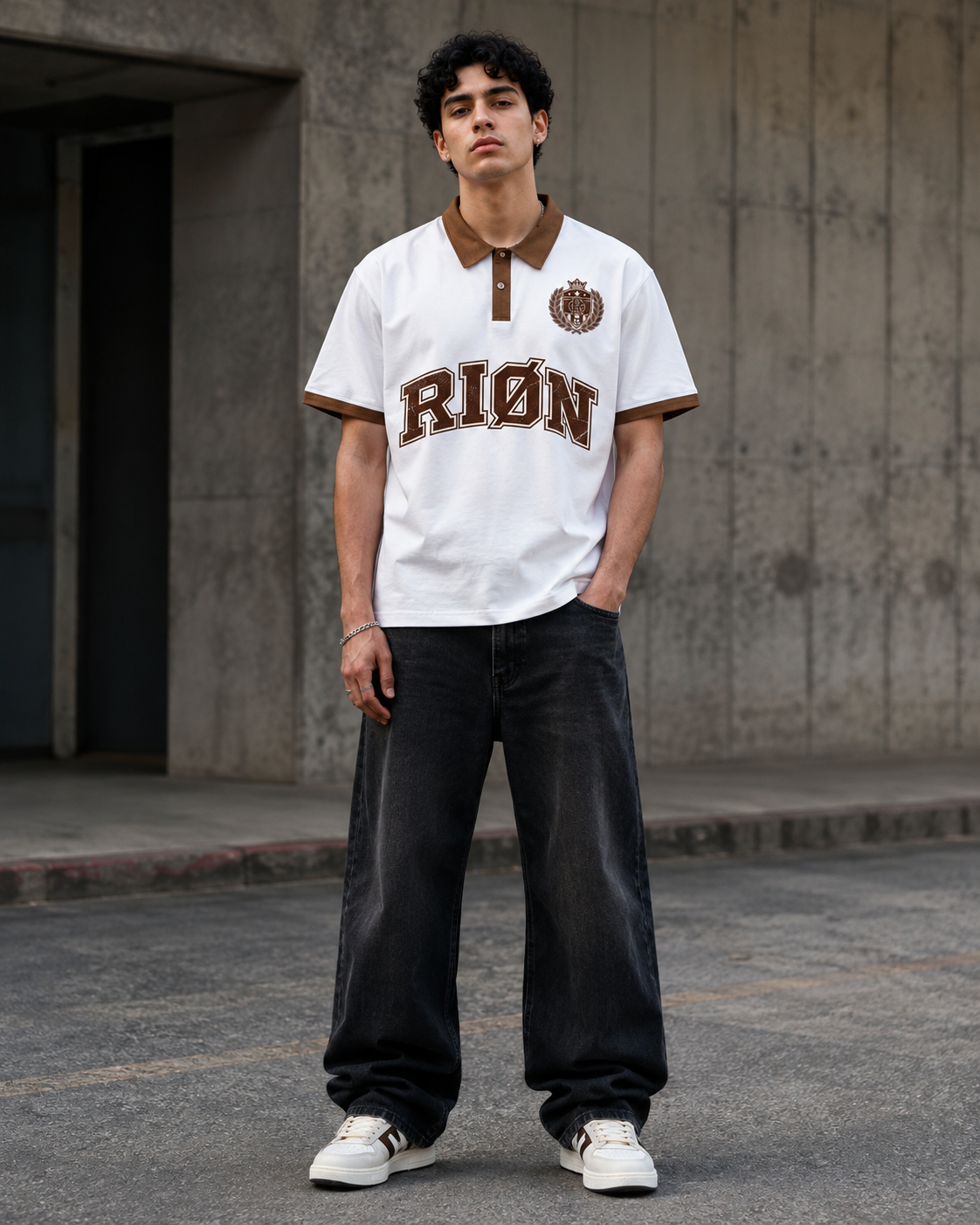 RIØN Block Field — Polo Shirt